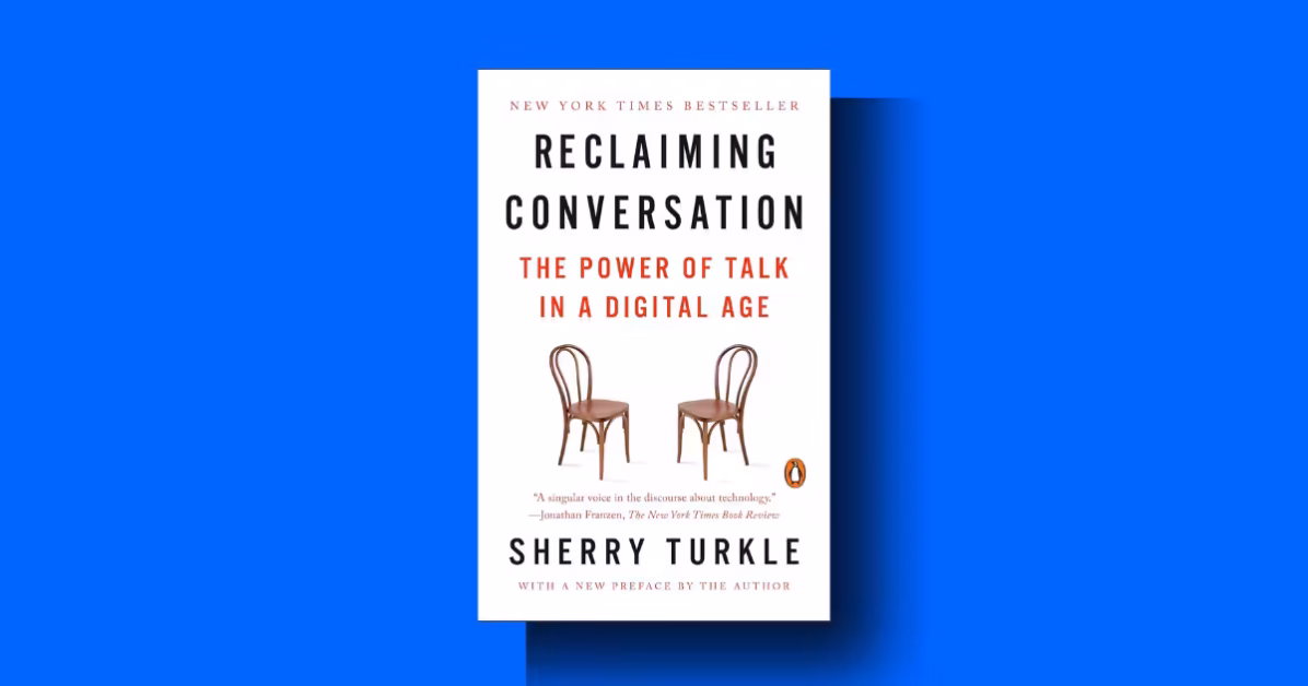 Reclaiming Conversation Can Save Us All