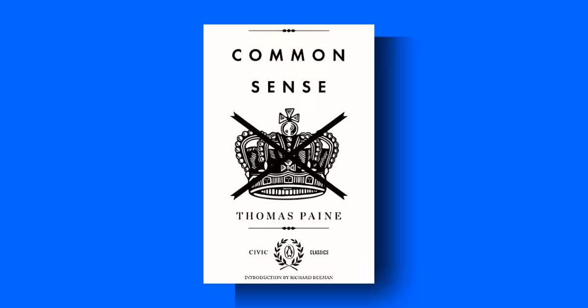 Common Sense by Thomas Paine Book Review