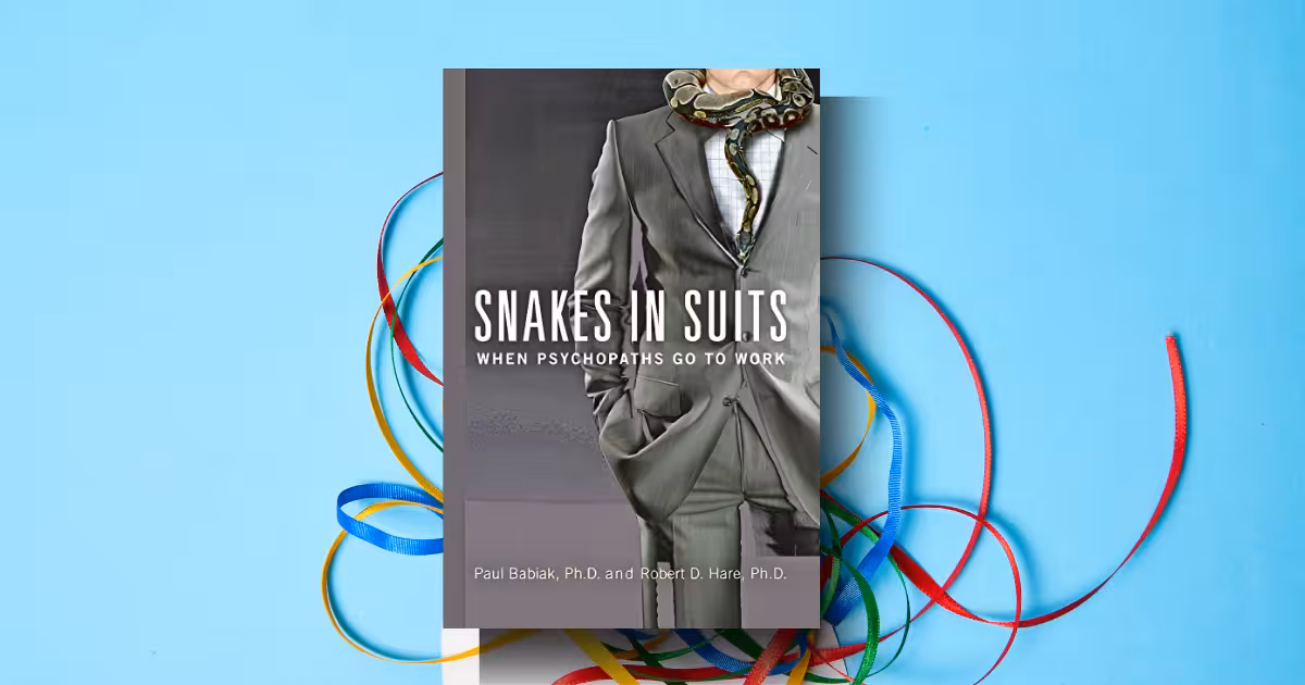 Snakes in Suits book review summary