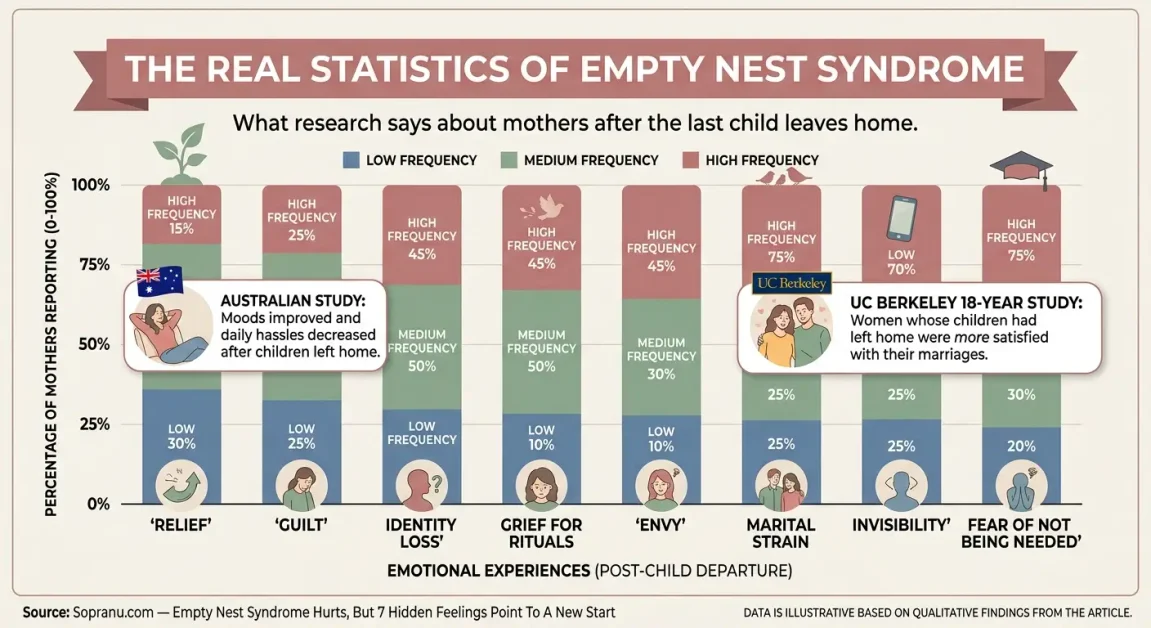 Empty Nest Syndrome infographic
